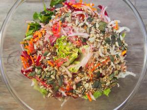 salade-automne-bio-graines-combinaisons alimentaires