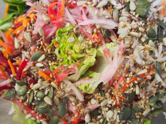 salade-automne-graines-combinaisons alimentaires
