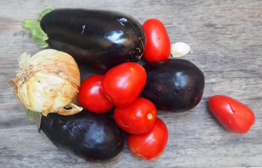 compotée-aubergine-tomate-sans gluten-végan-accompagnement-blog Narbonne-blogueuse Narbonne-Carole Caillaba Suchet