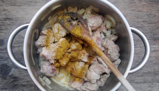 sauté de porc-porc-crème coco-curry-légumes-sans gluten-blog Narbonne-blogueuse Narbonne